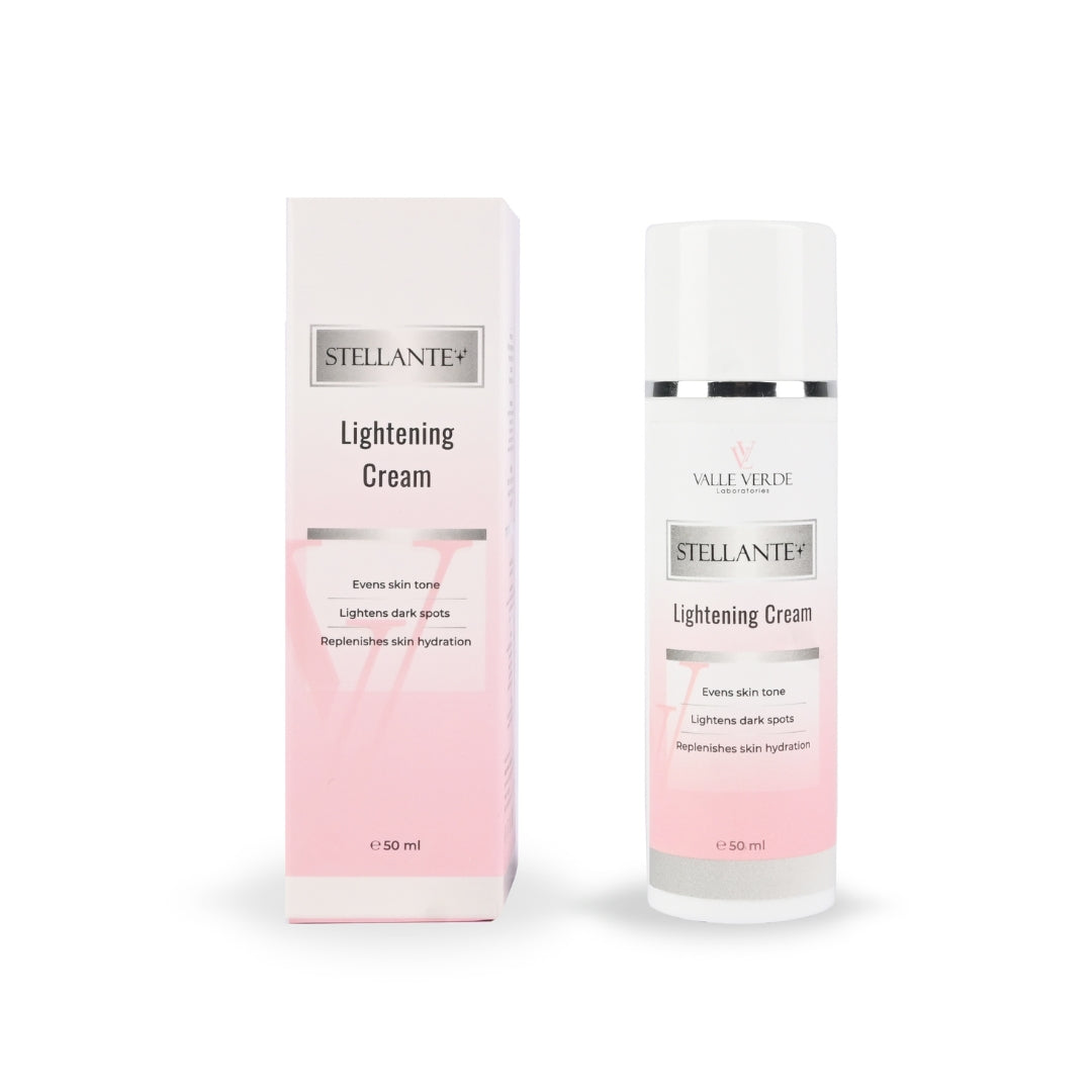 Stellante lightening cream packaging on a white background