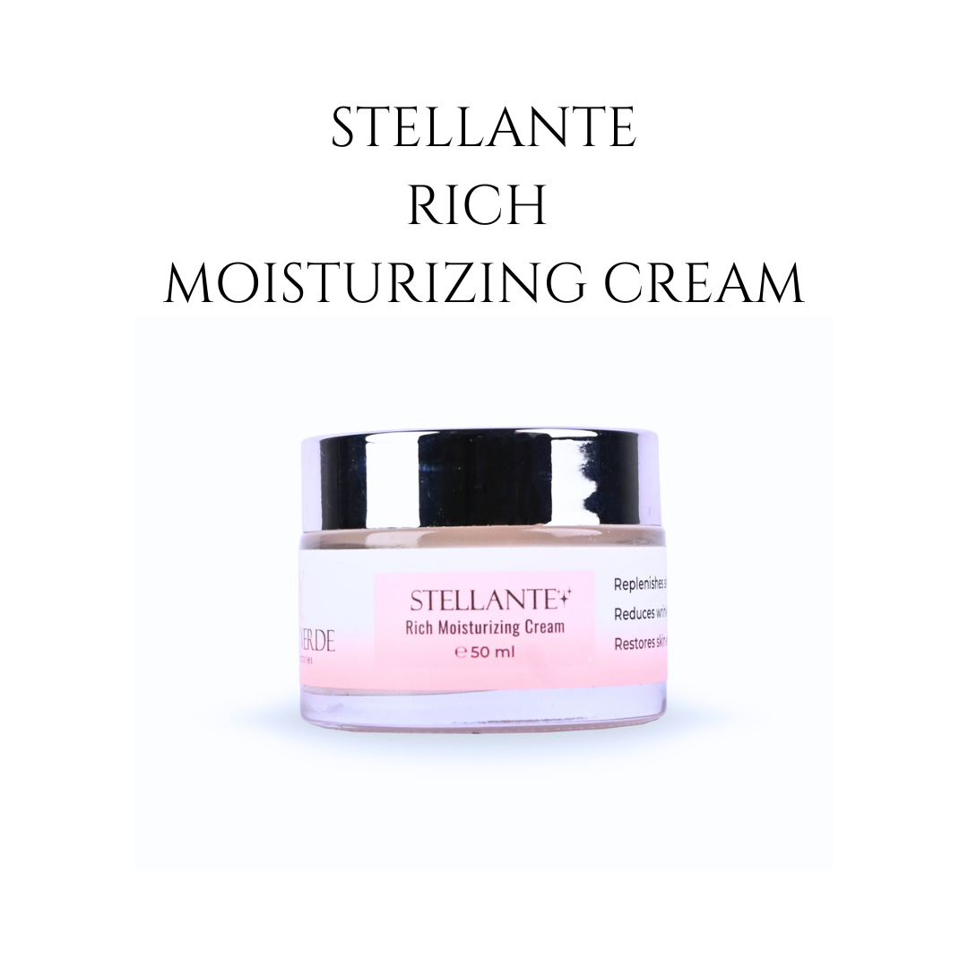 Stellante Rich Moisturizing Cream jar on a white background